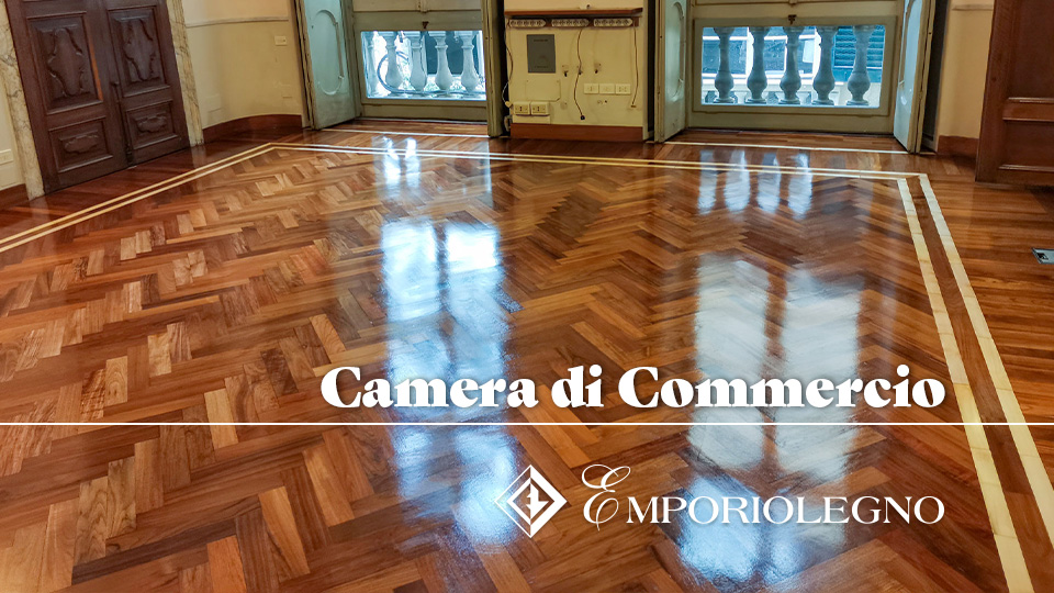 Ripristino parquet Camera di Commercio di Genova